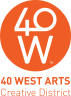 Logos 40 west arts creative district