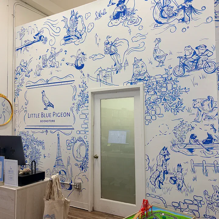 Mural for Little Blue Pigeon